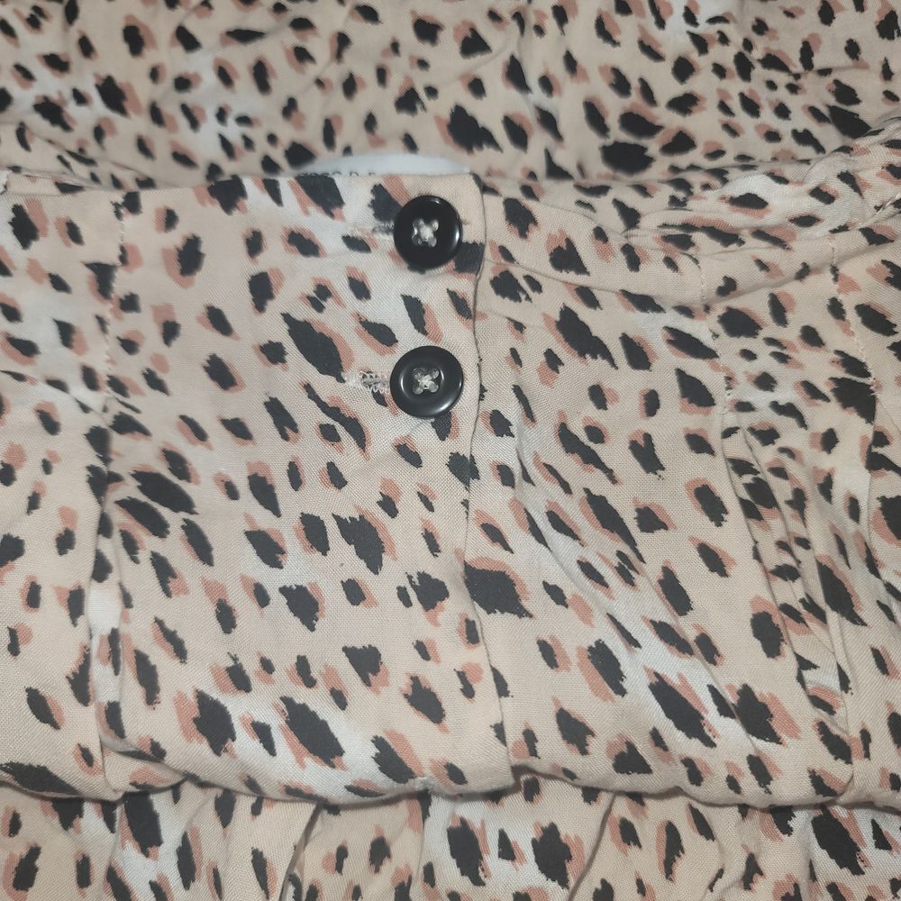 ASOS Button Front Midi Skirt‎ Cheetah Pockets Women 4 Boho Summer Beach Chic - Picture 7 of 8